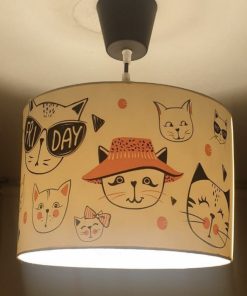 Lámpara de techo gato infantil