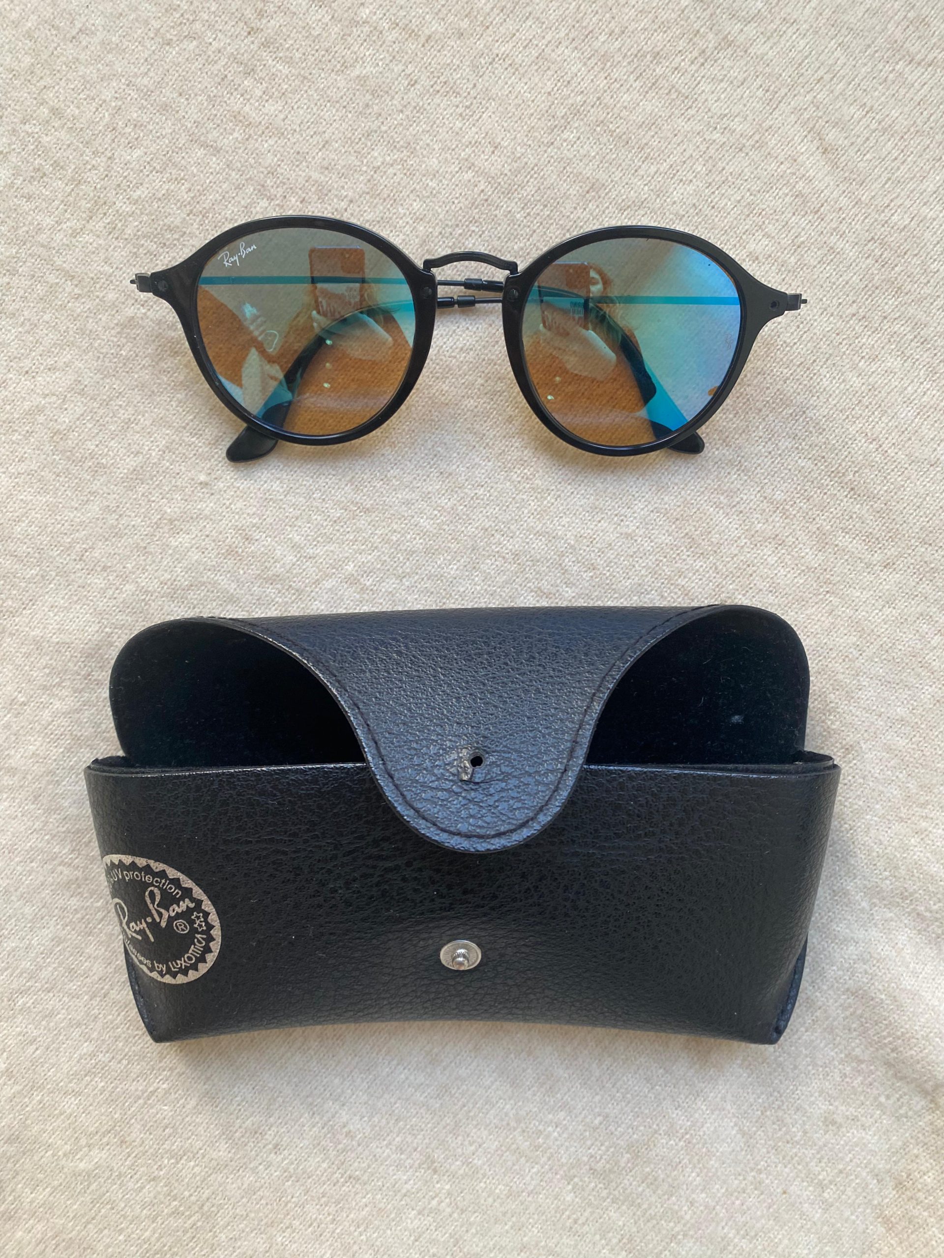 Lentes de sol Round Fleck Rayban