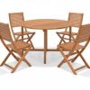 Juego comedor de terraza plegable Pomona Midtown