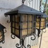 Lámpara estilo farol grande