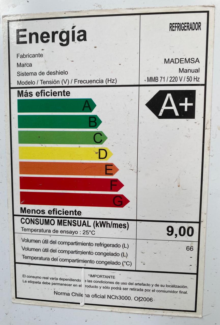 Frigobar Mademsa 66 lts - Imagen 2