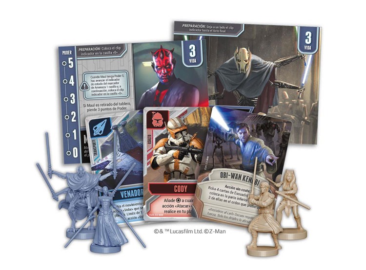 Juego De Mesa Star Wars Las Guerras Clon - Imagen 4