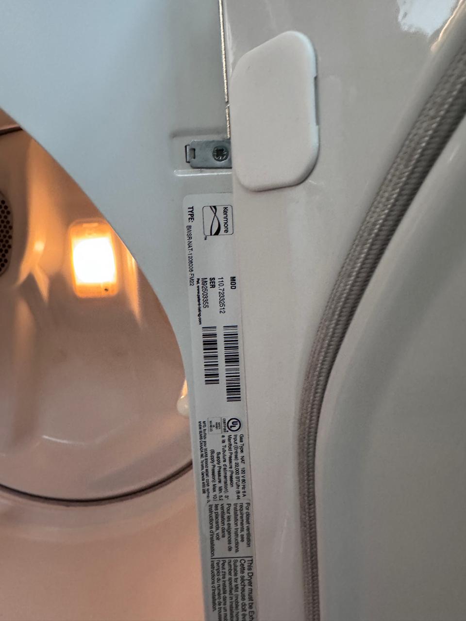Secadora a gas licuado Kenmore 14 kg - Imagen 6