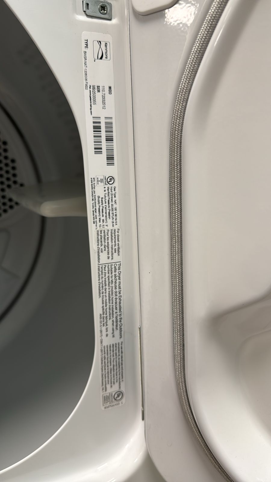 Secadora a gas licuado Kenmore 14 kg - Imagen 9
