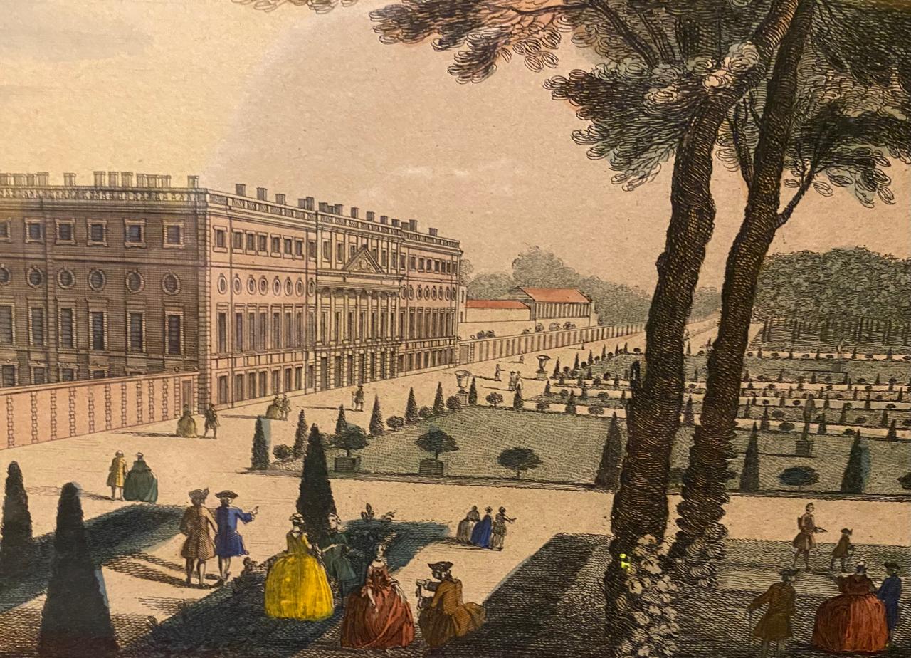 Cuadro grabado Palacio Real de Hampton Cort Londres - Imagen 3