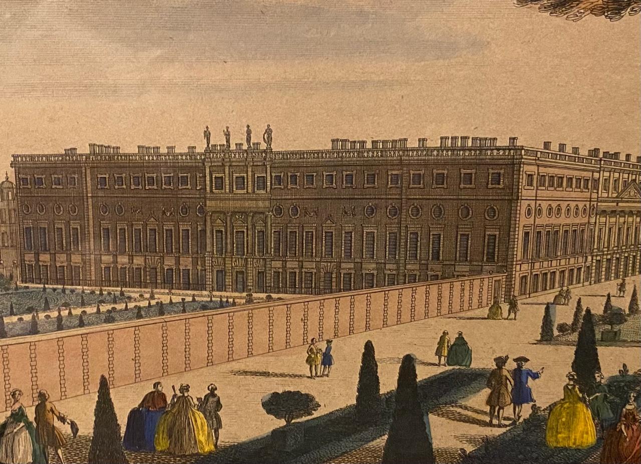 Cuadro grabado Palacio Real de Hampton Cort Londres - Imagen 4