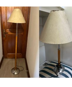 Lámpara de pie y mesa