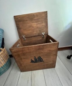 Cajón baúl madera
