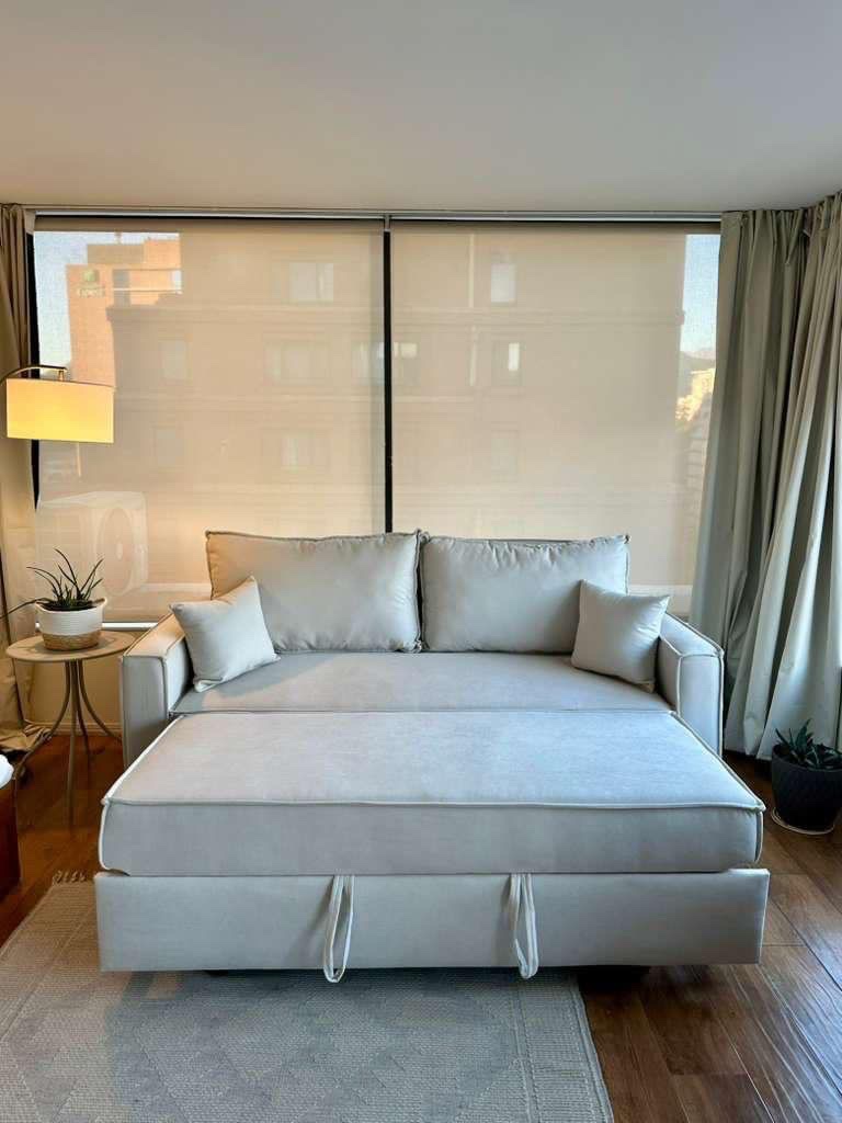 Sofá Cama 2 cuerpos Mónaco Cojines Grandes Kaoba