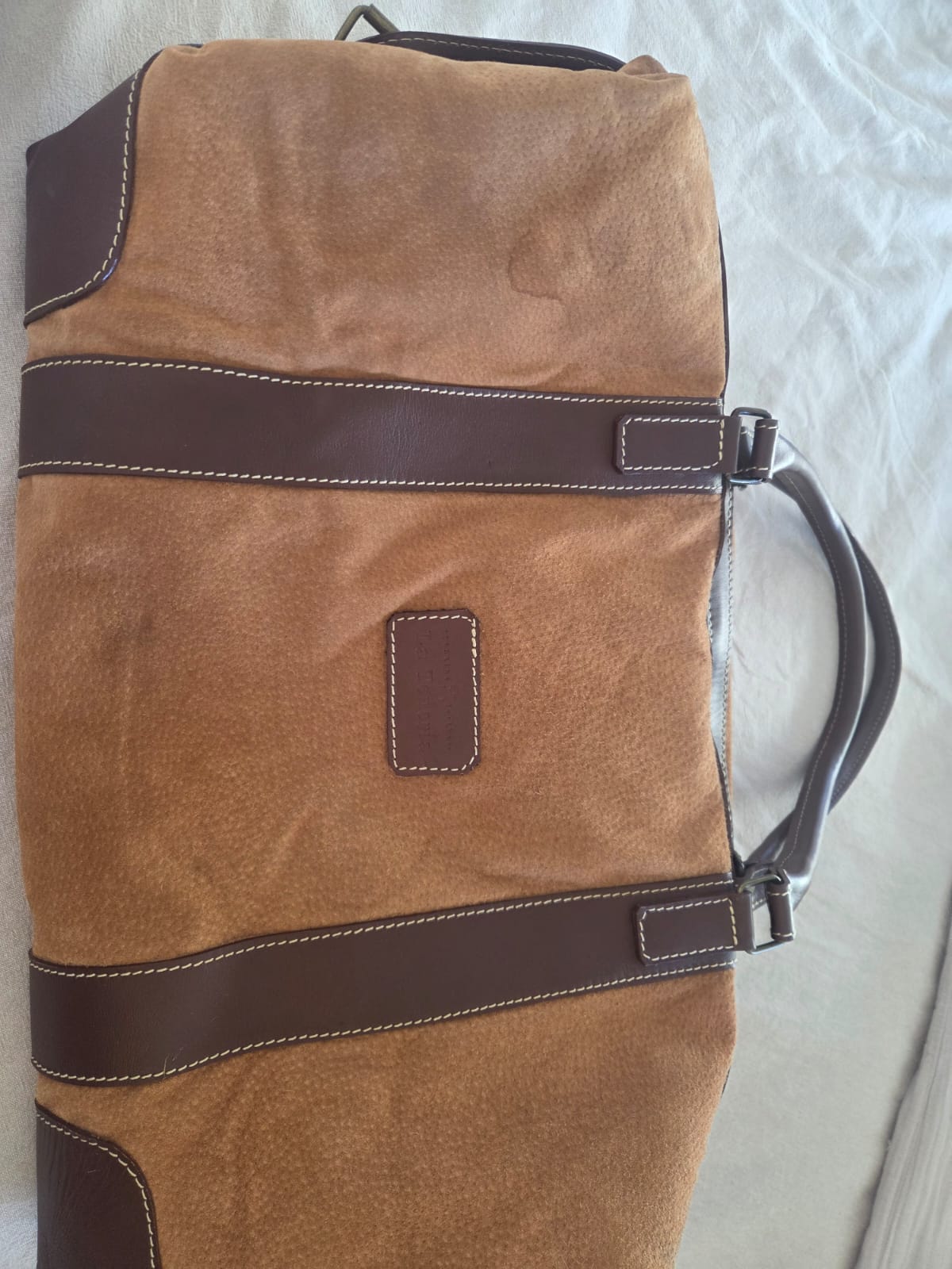 Bolso de viaje cuero carpincho - Imagen 2