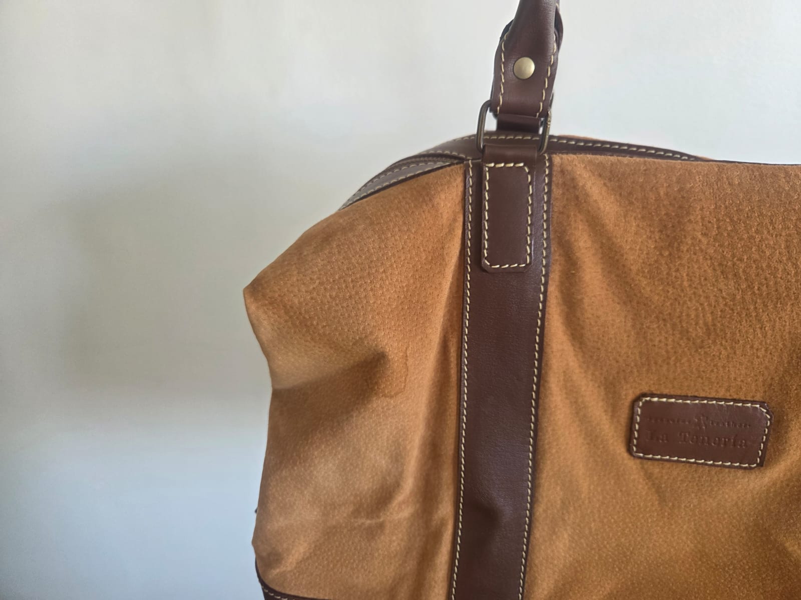 Bolso de viaje cuero carpincho - Imagen 4
