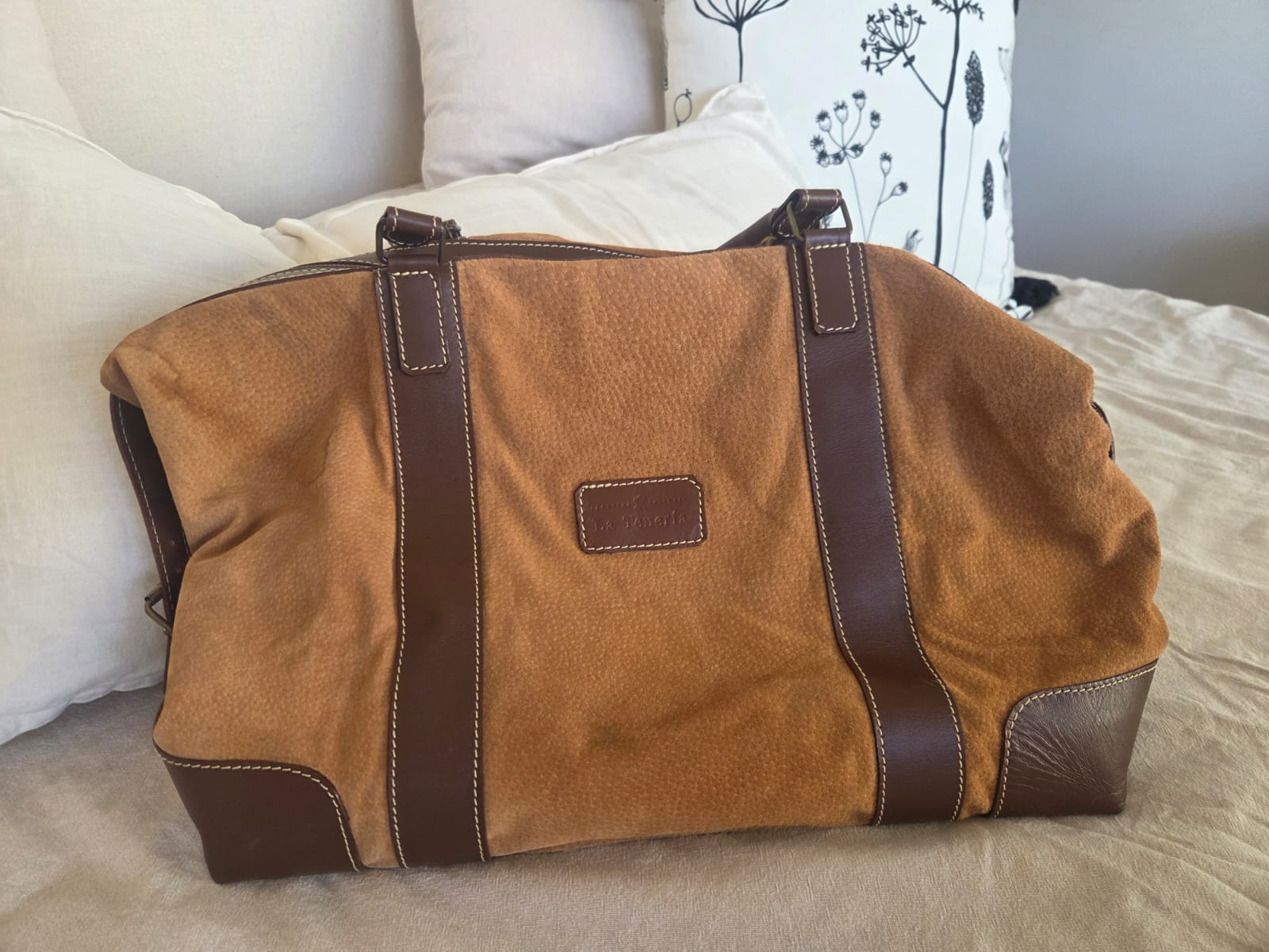 Bolso de viaje cuero carpincho - Imagen 5
