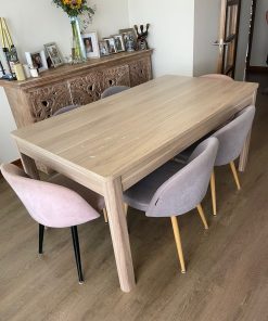 Juego de comedor con 6 sillas afelpada Más Desing