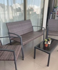 Juego de terraza 4 piezas New Salerno Outzen