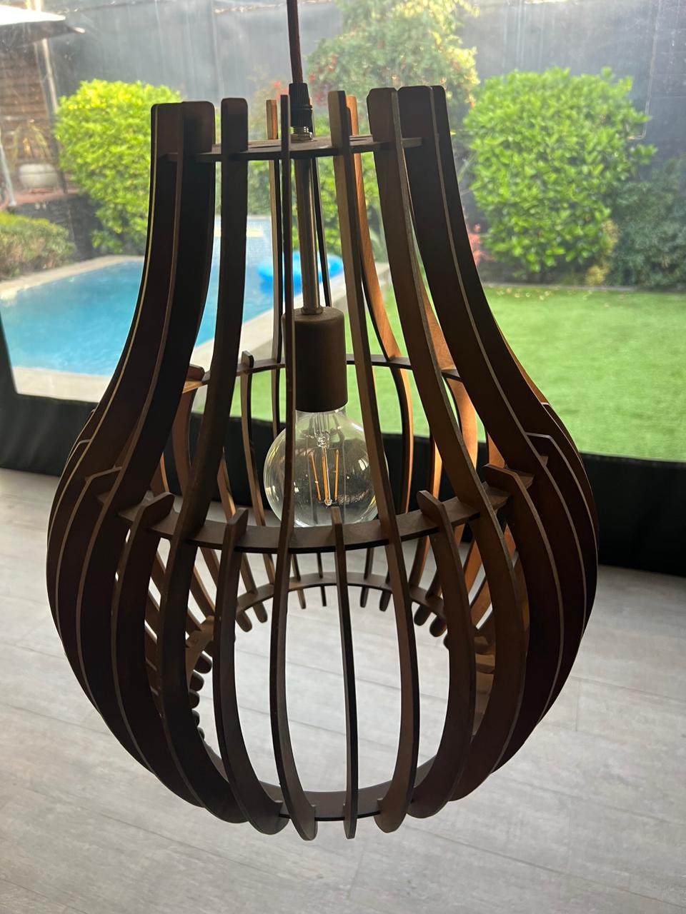 Lámparas de techo madera Mdf Led Studio - Imagen 3