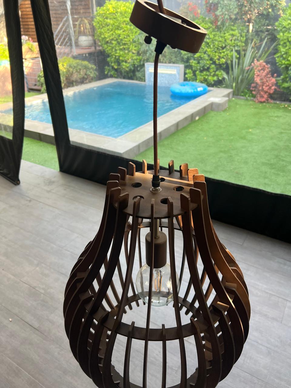 Lámparas de techo madera Mdf Led Studio - Imagen 4