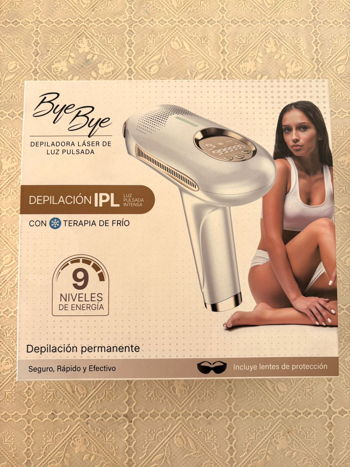 Depiladora de luz pulsada Bye Bye