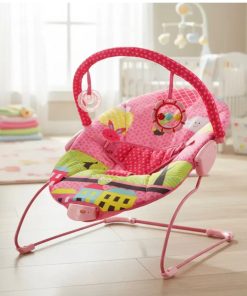 Silla nido vibradora rosada Bouncer Bebesit
