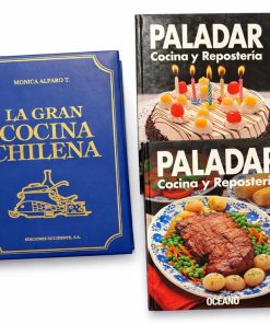 Colección 3 libros cocina tapa dura