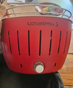 Parrilla portátil Lotus Grill roja