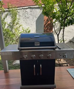 Parrilla Gas BBQ Gris 4 Quemadores + lateral Infrarrojo