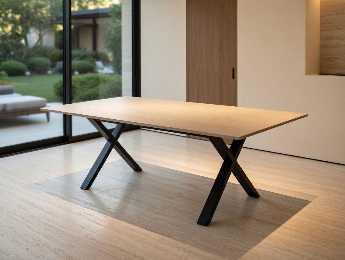 Mesa de comedor grande melamina
