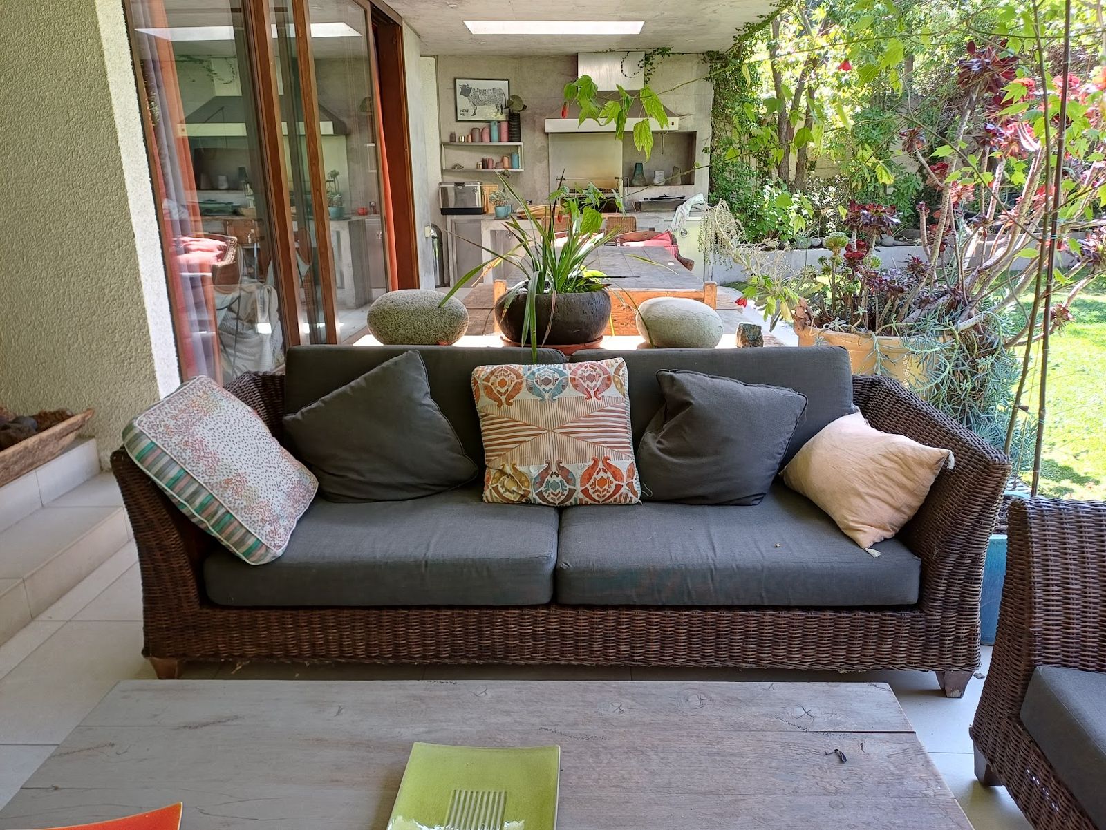 Juego living terraza rattan 4 piezas - Imagen 5