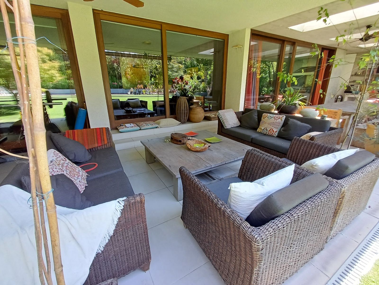 Juego living terraza rattan 4 piezas - Imagen 9
