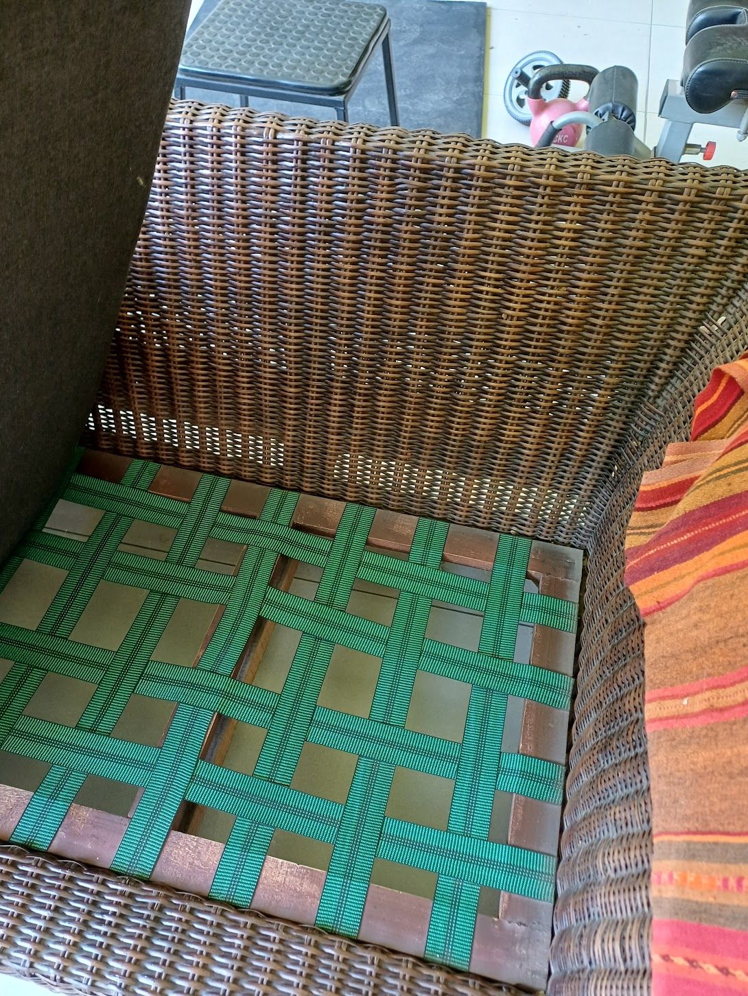 Juego living terraza rattan 4 piezas - Imagen 15
