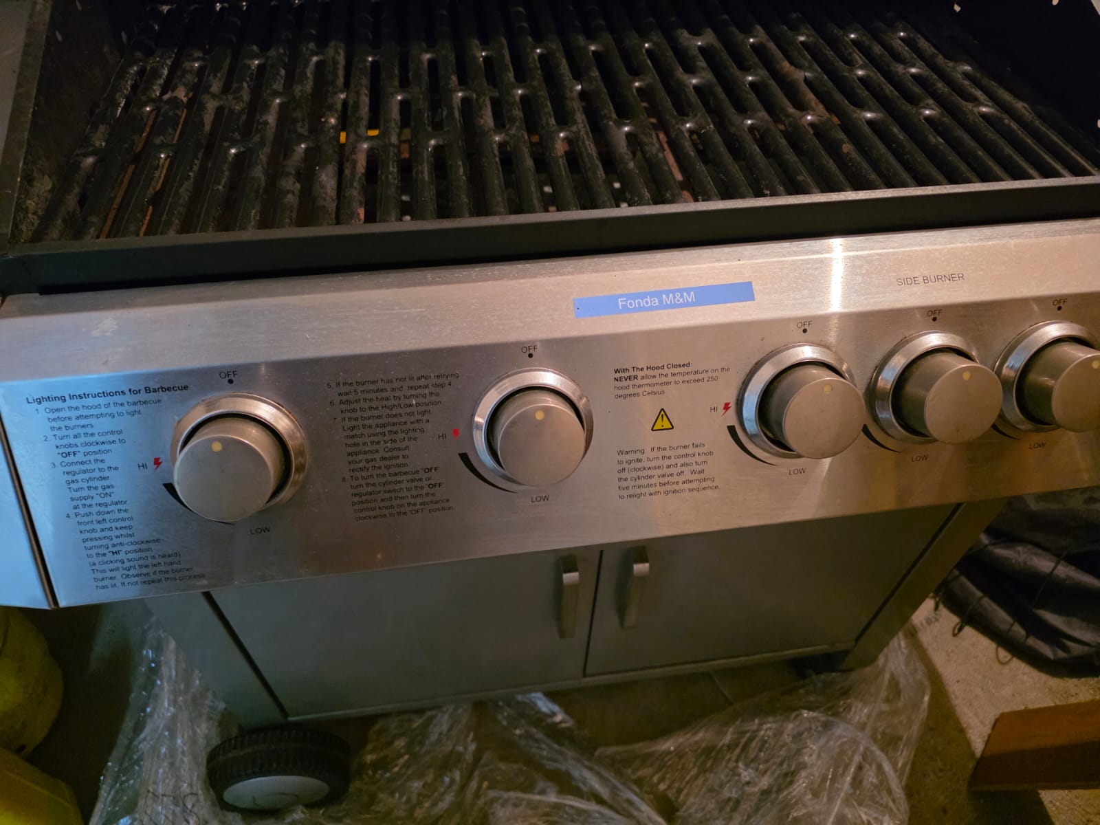Parrilla a gas 4 quemadores TopGrill - Imagen 5