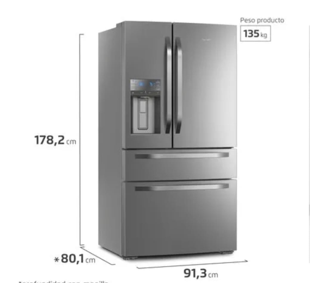 Refrigerador side by side Fensa Advantage Plus 540 Lts - Imagen 8