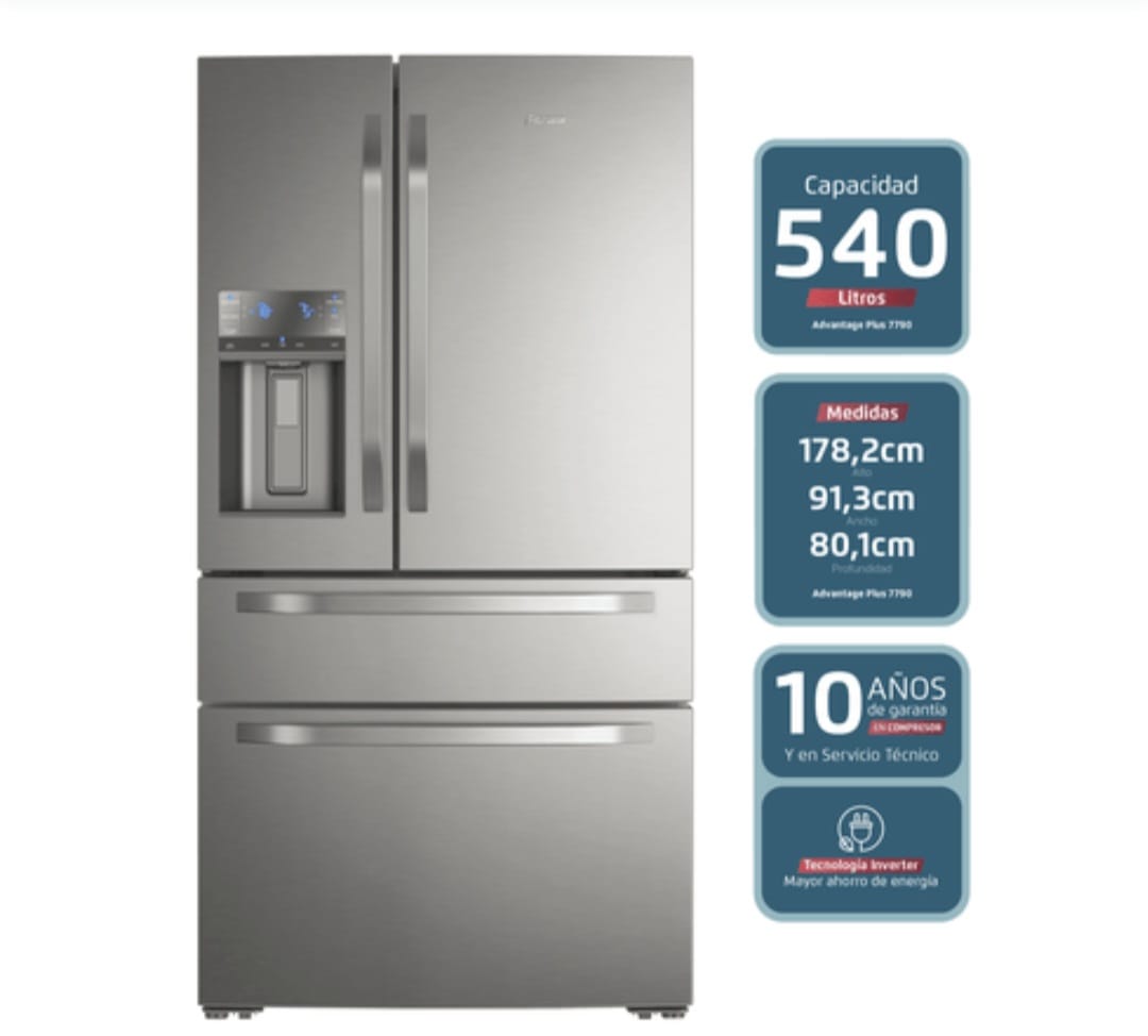 Refrigerador side by side Fensa Advantage Plus 540 Lts - Imagen 9
