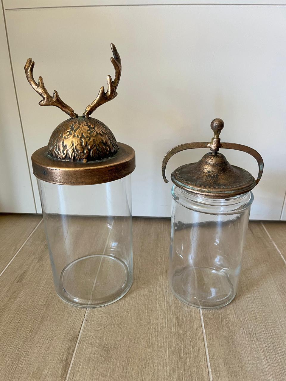 Set frascos decorativos tienda Larry
