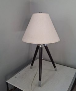 Lámpara de mesa trípode café Ralph
