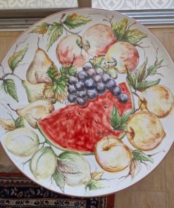 Plato frutas cerámica Cala grande