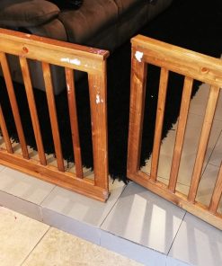 Reja de seguridad madera