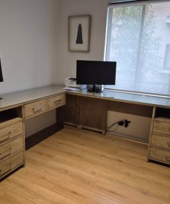 Escritorio en L madera Rustic Chic