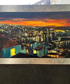 Cuadro Valparaíso nocturno