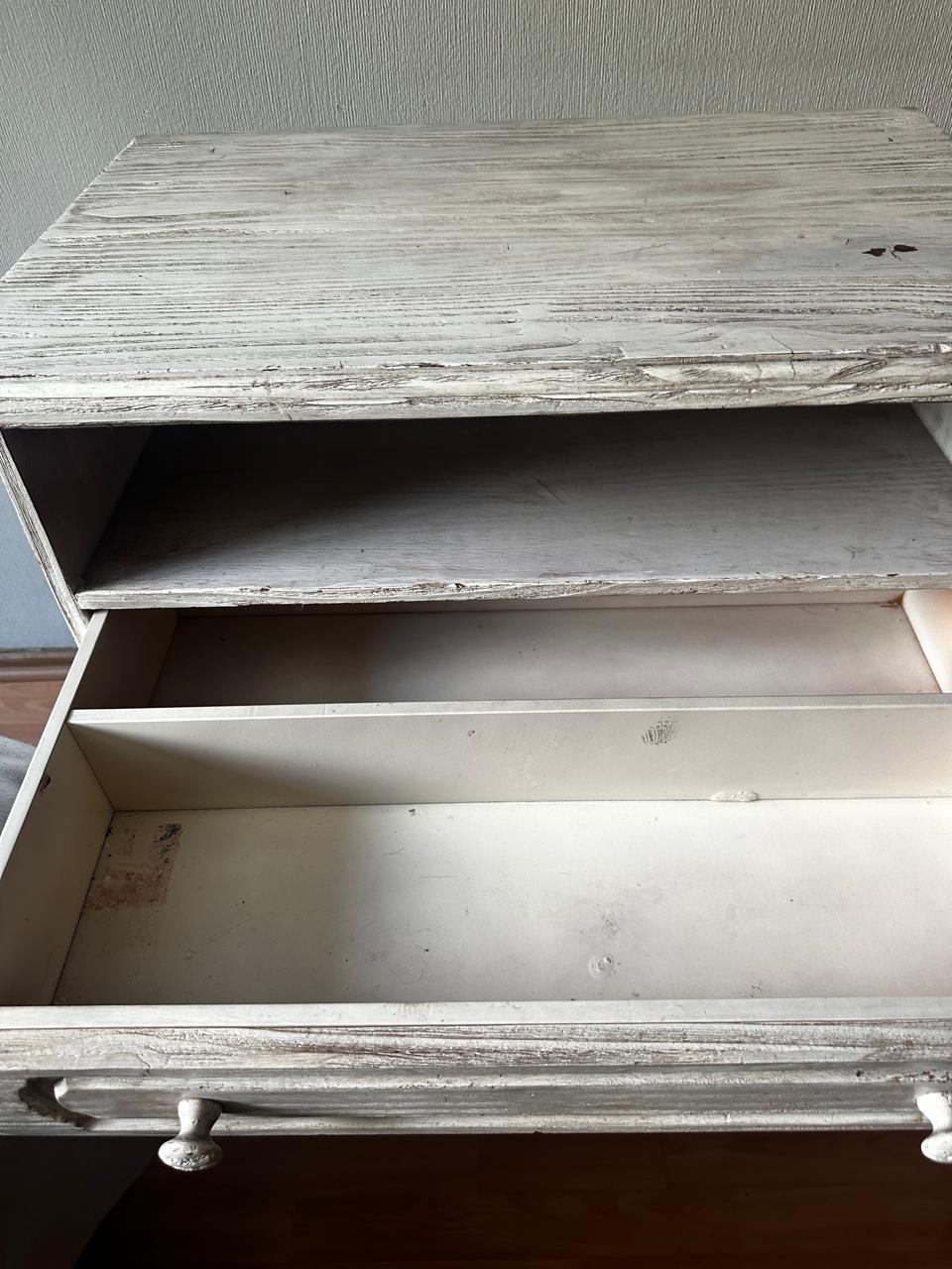 Rack TV madera blanco - Imagen 3