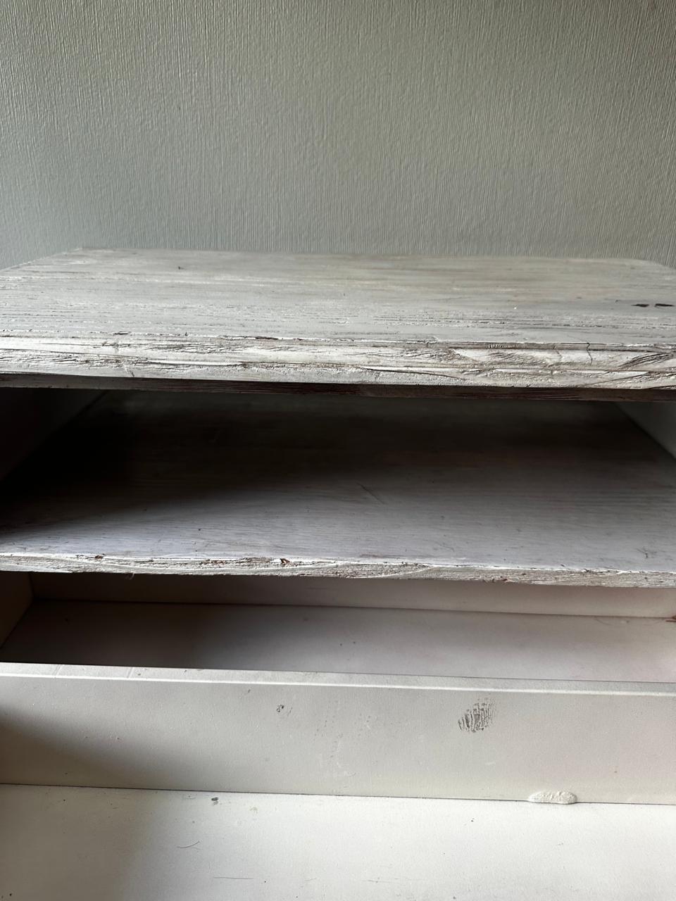 Rack TV madera blanco - Imagen 5