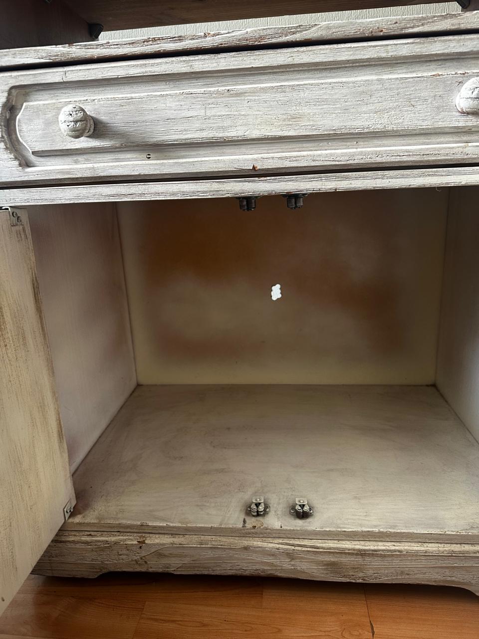 Rack TV madera blanco - Imagen 6