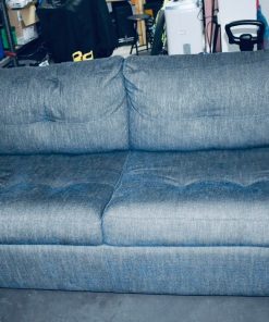 Sofá 2 cuerpos cama Rosen Mira azul