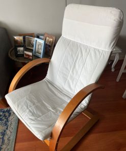 Sillón descanso nórdico gris claro