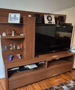 Rack TV mueble con panel o Home TV