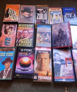 Colección de 60 peliculas VHS