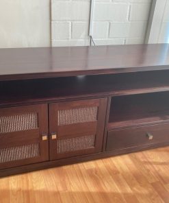 Rack TV madera sisal Magasa