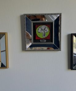 Colección 3 cuadros Renate en caucho marco espejo