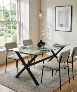 Mesa de comedor vidrio templado Mónaco