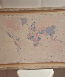 Cuadro moderno Lamina de Mapa del mundo