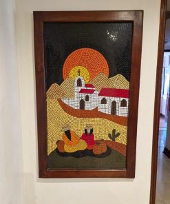 Cuadro hecho a mano de mosaico